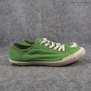 SeaVees Shoes Womens 9 Sneakers Monterey Standard Cotton Canvas Green Casual Low
